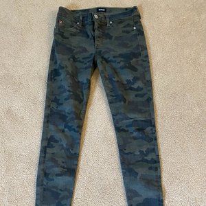 Hudson Camo Denim Pants Nico Mid-rise Sz. 27